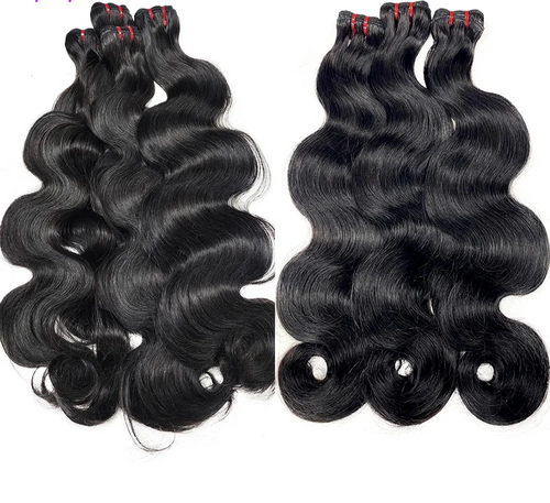 15A Double Drawn Body Wave Vietnamese Raw Hair Bundles | 18 20 22 Inch Human Hair Extensions | Virgin Hair Weave