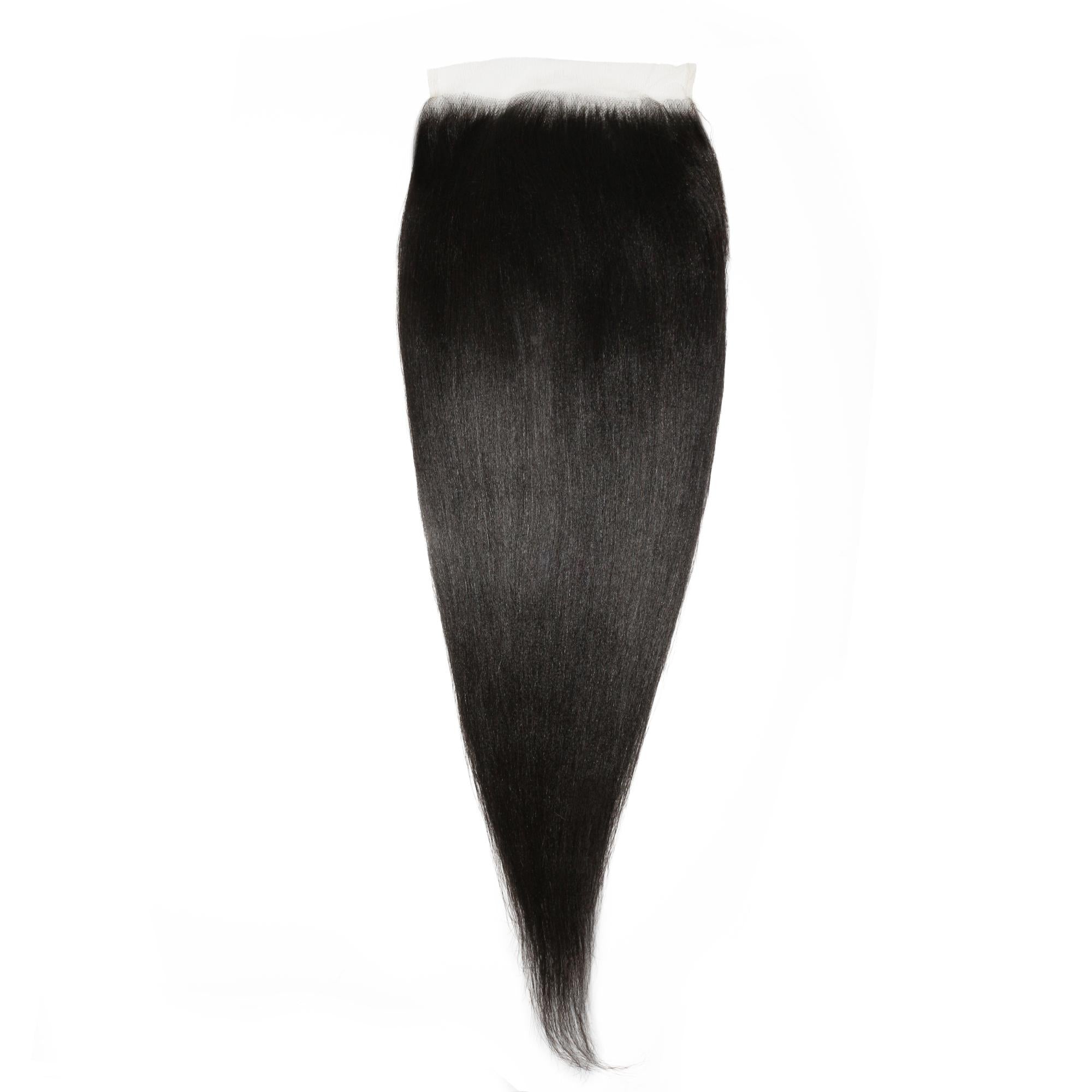 Yaki Straight 7x7 HD Lace Human Hair Closure